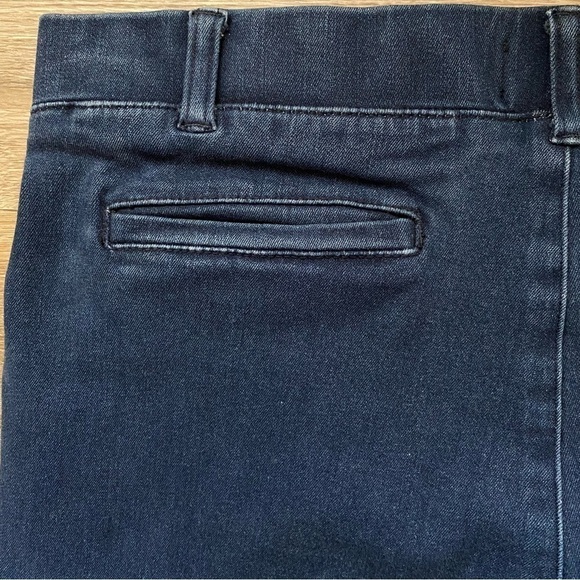 Betabrand Yoga Denim Straight Leg Large Petite - Picture 5 of 8